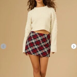 Plaid Mini Skirt